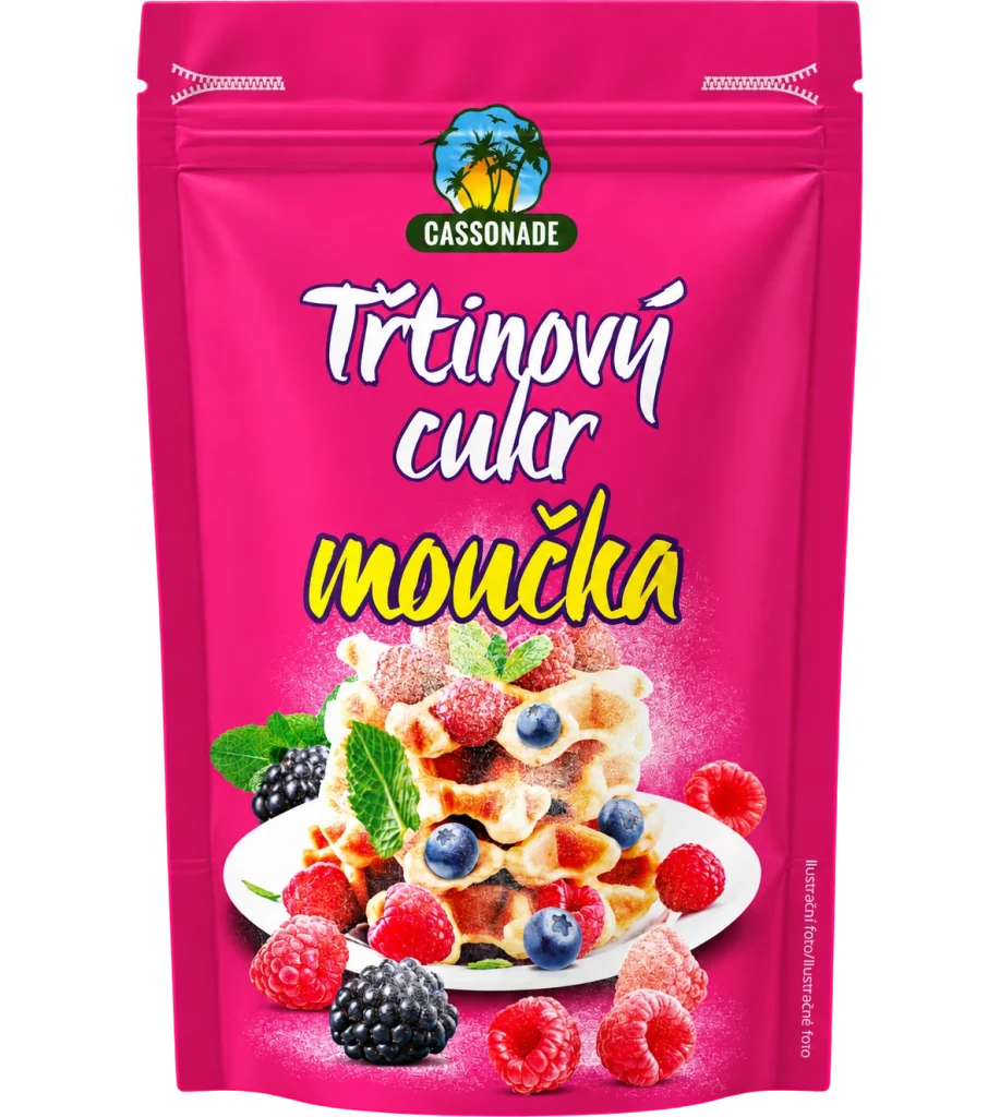 Třtinový cukr moučka – sjednocený produktový náhled