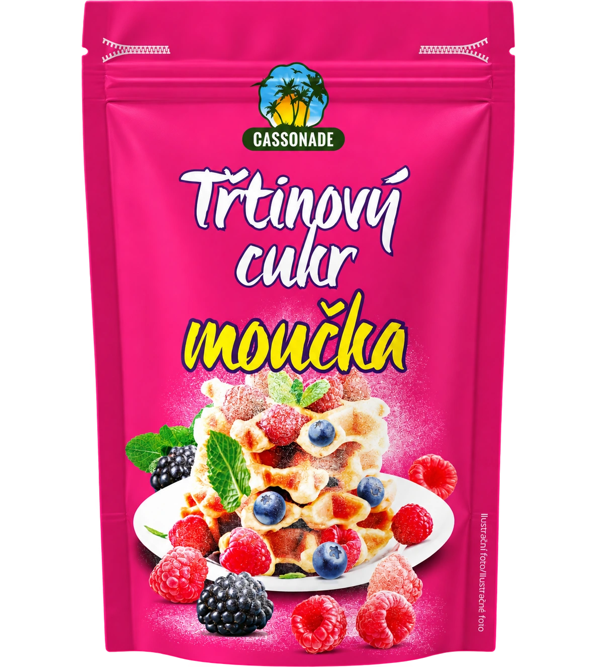 Třtinový cukr moučka