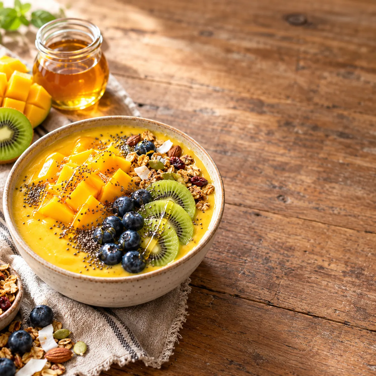 Mangová smoothie bowl