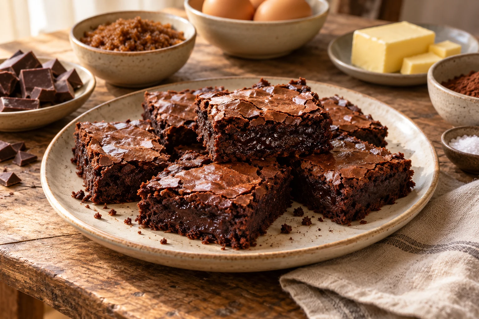 Luxusní čokoládové brownies